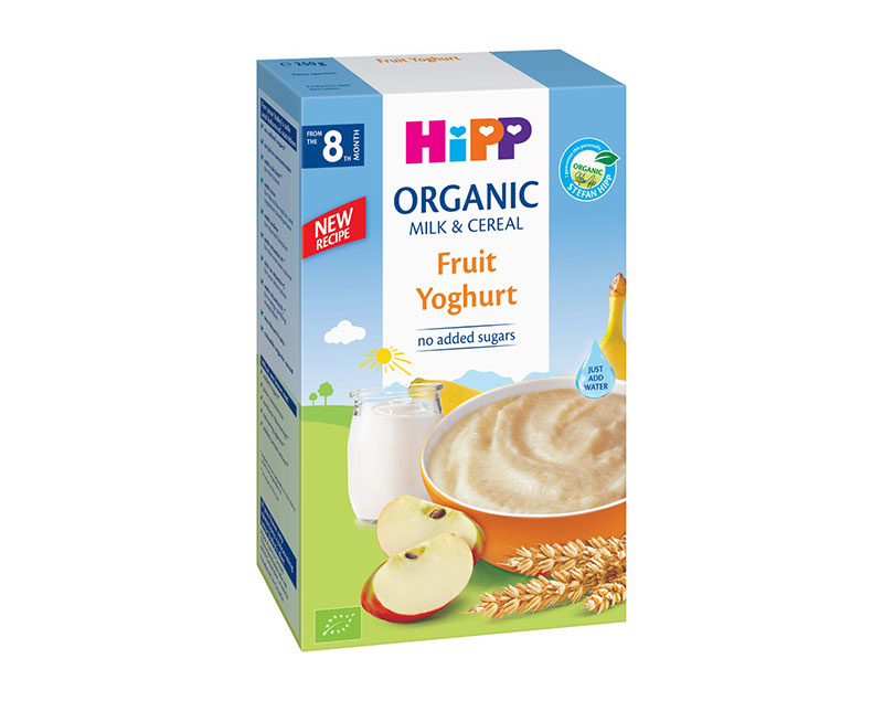 Bột dinh dưỡng Hipp hoa quả nhiệt đới sữa chua 250g ( 8+)